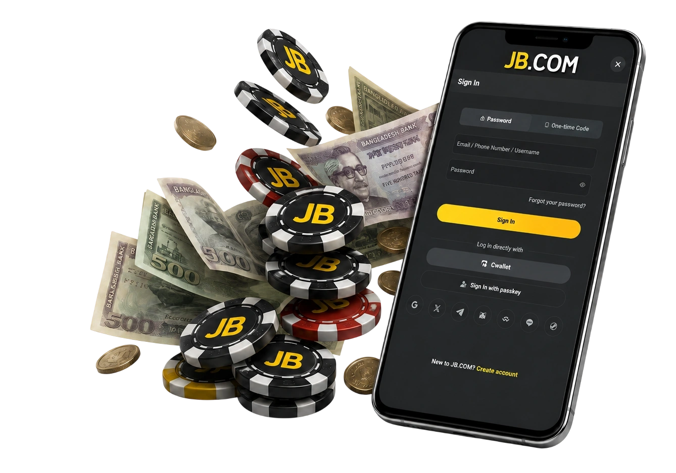 Secure JB.COM Bangladesh login with mobile wallet and fast account access